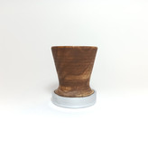 تمپر دستگاه خانگی استیل با دسته چوبی سایز 51